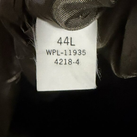 VTG Tweed Herringbone 100% Shetland Wool Blazer Sport Coat Brown Men’s Size 44L - Picture 2 of 9